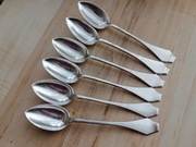 POLSKIE PRZEDWOJENNE SREBRNE ŁYŻECZKI DO HERBATY 