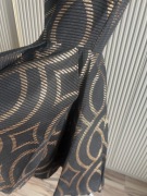 sukienka czarno - złota