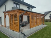 Żaluzje drewniane ruchome deseczki 