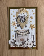 Ręcznie robiona kartka świąteczna