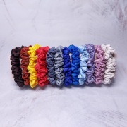 Scrunchie - Satynowe gumki do włosów rozm. S