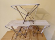 Kultowe krzesełko wędkarskie, turystyczne z PRL 1986r, nowe z metkami