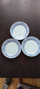 Trzy talerze deserowe średnica 19,5 cm