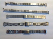 5 różnych bransoletek do damskich zegarków na szerokość mocowania 12 mm