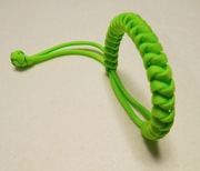 Bransoletka Survivalowa Mad Max Snake, linka spadochronowa, NEON GREEN