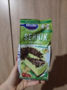 Nowy placek sernik na zimno pistacjowy Gellwe 