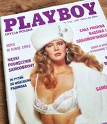 Playboy 2/1993 Morgan Fox (rozkładówka), Bagsik i Gąsiorowski (Art B)