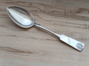 POSREBRZANA ŁYŻKA ŚRODEK STOŁU FINLANDIA MONOGRAM 25cm