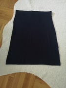 Prosta granatowa spódnica Orsay miękki materiał M 38 letnia cienka 24 hm