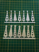 Wykrojnik choinki choinka Boże Narodzenie Święta scrapbooking 