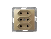 OSPEL IMPRESJA gniazdo potrójne Euro zł GP-3Y/m/28