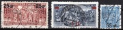 PMW, Fi 270-272, seria 3 znaczków stemplowanych bez kleju i śladem polepki