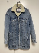 Kurtka jeansowa z kożuchem Cropp r. S