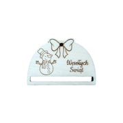 Pół bombka baza 50mm x 35 mm Boże Narodzenie, Święta sklejka wzory 