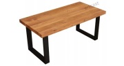 STOLIK LOFT INDUSTRIALNY ŁAWA lite drewno 120x60cm