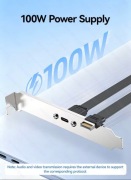 Kabel adapter USB-C - type-E na tylny panel