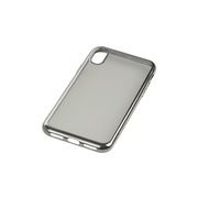 Etui BUMPER GLOSSY TPU na telefon Apple iPhone X / Xs srebrne