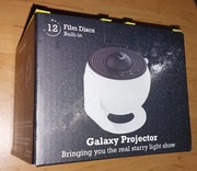 PROJEKTOR GWIAZD LAMPKA NOCNA LED STAR GALAXY 360° OBRÓT Z 12X DYSK PLANETY