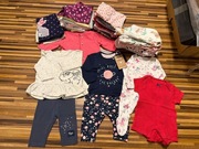 Zestaw ubranek dziewczęcych – mix | Rozmiar 56–62 | 31 szt.