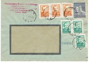 Grosze 1952 - Łódź - List F470x3, 471x3,542
