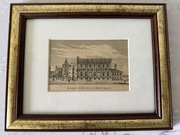 Antyczny Miedzioryt Mezzotinta Banqueting House Londyn XVIII Wiek 1772