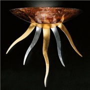 Kinkiet Kögl słoneczny Aurora półokrągły z reflektorami