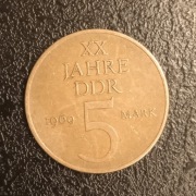NIEMCY - 5 MAREK - 1969 - XX LAT DDR