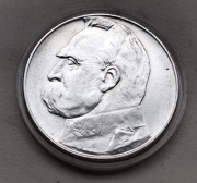 Moneta 10 złotych 1936 r I. Piłsudski srebro 