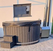 Bania ogrodowa 16 dysz wodnych 2 lampki 