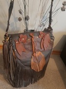 Skórzana sakwa damska