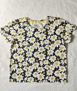 C&A koszulka T-shirt kwiaty i motyle r. 134