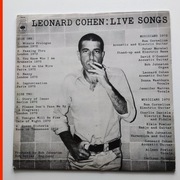Leonard Cohen – Live Songs | LP Holland 1973