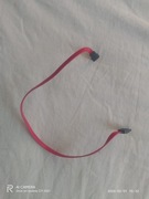 Kabel SATA 50cm czerwony prosty do dysku HDD SSD napędów sprawny