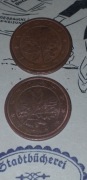 2 euro cent Niemcy 2005 i 2006  mennica J