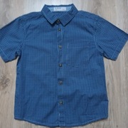 Koszula niebieska kratka 116 chłopięca 5.10.15