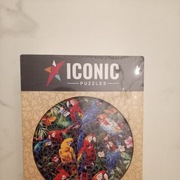 Drewniane puzzle rajskie papugi 350 elementów 