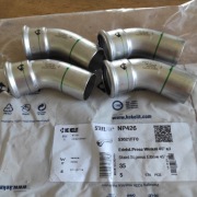 Kolanko zaciskowe 45 stopni, 35mm