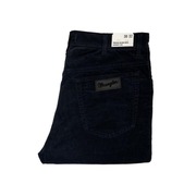 Spodnie męskie sztruksy Wrangler Texas Slim 822 Dark Navy W38 L32