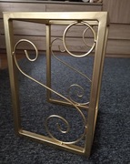 Nowy złoty stolik podstawa nogi industrialne  