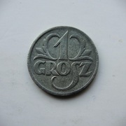 10 # 1 gr grosz 1939 GG cynk od  zł nr 2