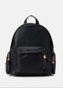 Anna Field elegancki czarny plecak z eko skóry