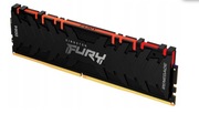 Pamięć RAM RGB Kingston Fury 8GB 3600mhz DDR4 cl16 renegade black