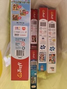 13 pudełek puzzle dla dzieci raczej wszystkie 