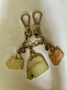 Brelok damski FURLA „Three Bags” pastele plus złoto