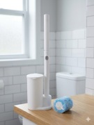 Szczotka do WC Jednorazowe Gąbki Czyszczące Zestaw Stojak Podręczny 