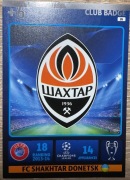 PANINI CHAMPIONS LEAGUE 2014/15 KARTA LOGO SZAKHTAR DONETSK