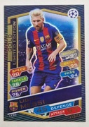 MATCH ATTAX CHAMPIONS LEAGUE 2016-2017 LIONEL MESSI GOLD LIMITED EDITION