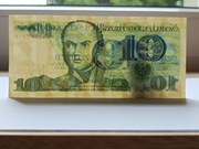 10 złotych 1982 rok stan 1 UNC pierwsza seria A 3398472  10 zł 1982 r