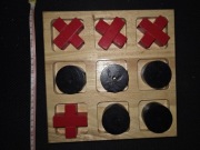 Kółko i krzyżyk - zabawka drewniana