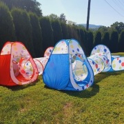 Namiot z tunelem, suchy basen 